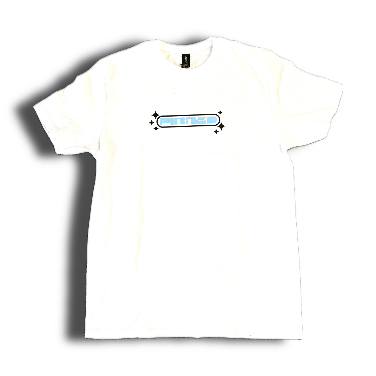 White "Sparkle" Short Sleeve Tee